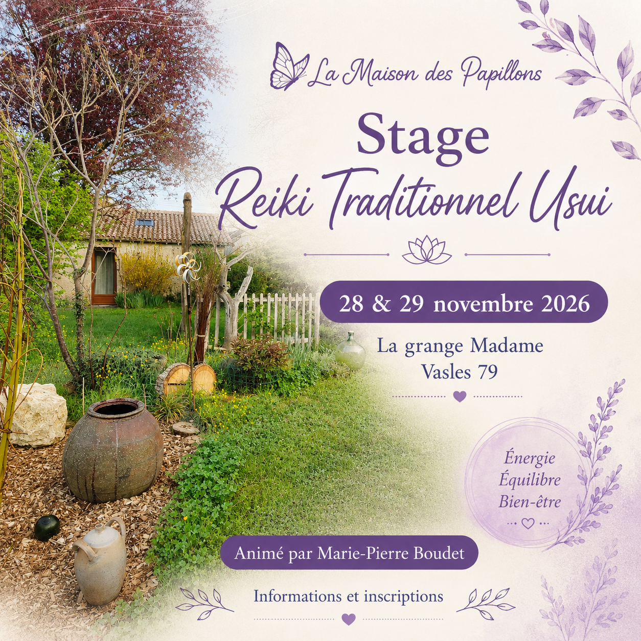 Stage d'initiation au Reiki Traditionnel Usui